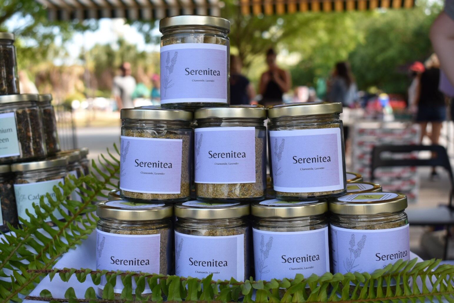 Tea at farmers market